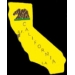 CALIFORNIA PIN CA STATE SHAPE PINS